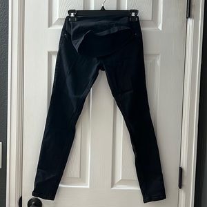 Indigo Blue Secret Fit Belly Skinny Maternity Ankle Jeggings - Black / S